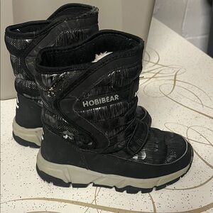 Hobibear Black Kids Snow Boots